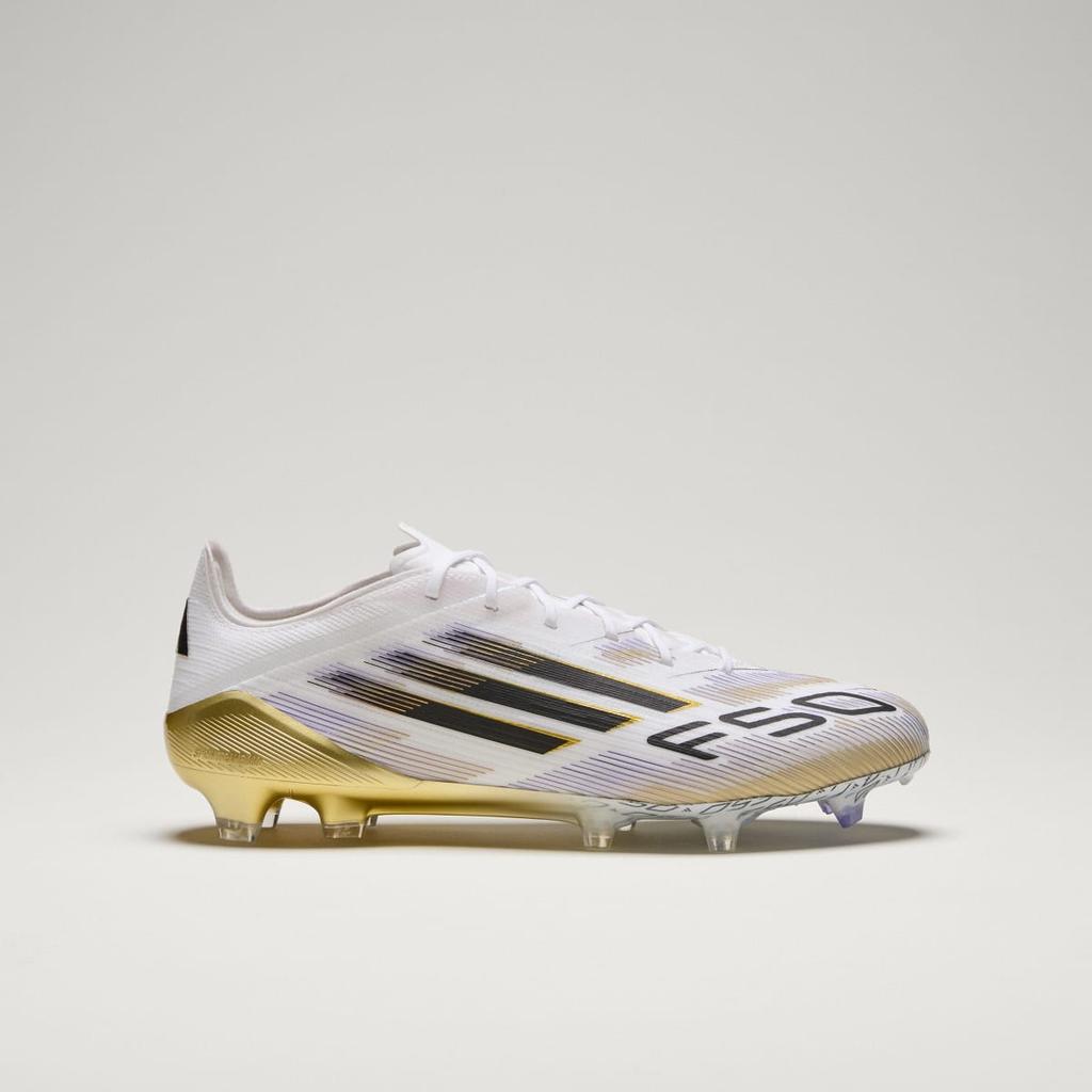 adidas F50 ELITE FG JH7617 Unisex Performance Sports Shoes Cloud White / Core Black / Gold Metallic