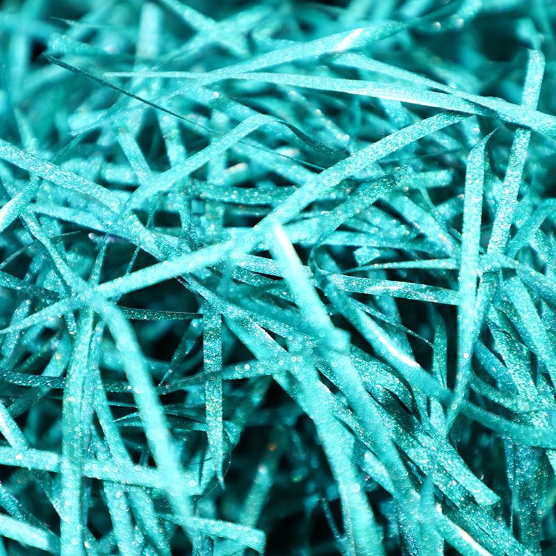 Shimmering Gold & Silver Raffia Shreds for Gift Boxes and Wedding Candy Packaging