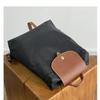 Classic Double Shoulder Bag, Jiaozi Style Nylon Backpack, Lightweight and Foldable Waterproof Travel Bag for Women