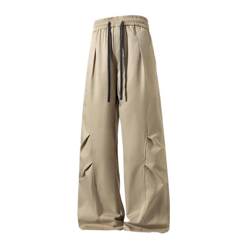 

WRPCE Men s Solid Casual Straight-Leg Cargo Pants L
