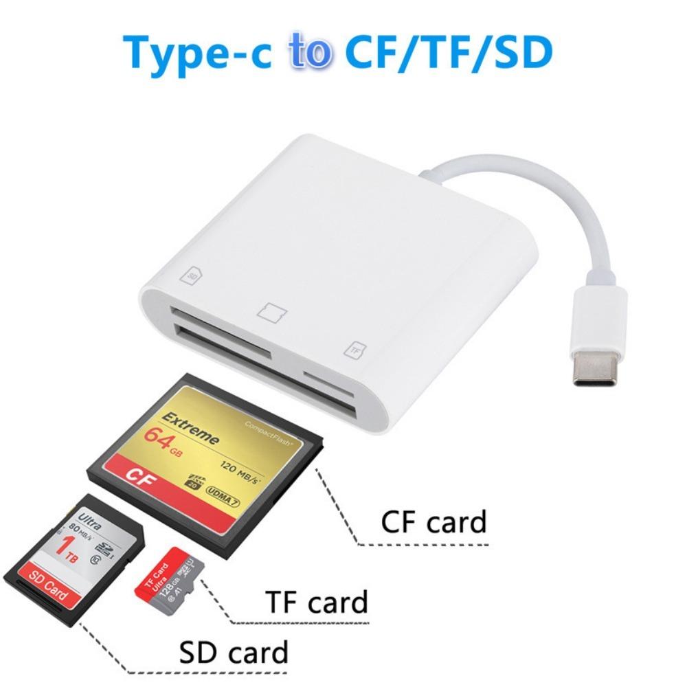 

Конвертер TYPE C в SD TF Card Reader для карт памяти/CF SD TF Card/телефона/планшета ПК