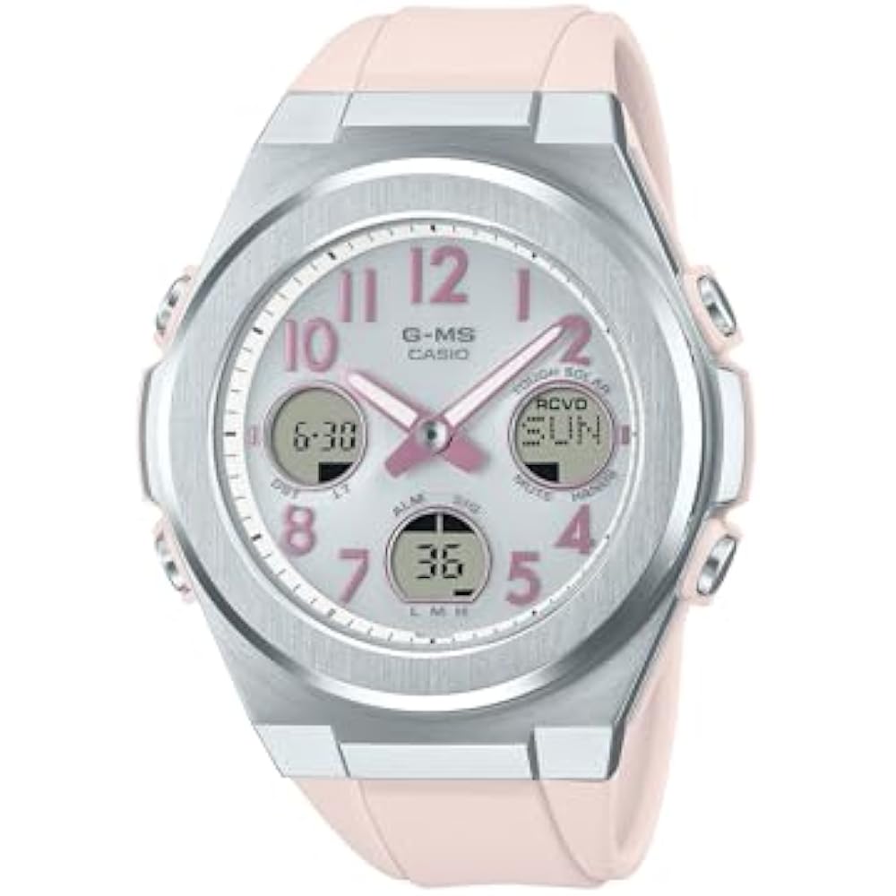 [Casio] Watch Baby Gee [Domestic Genuine] G-MS Radio Wave Solar MSG-W610-4AJF Ladies Mute Pink