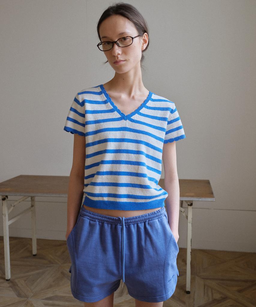 Sienneu Hope Stripe Knit (Blue)