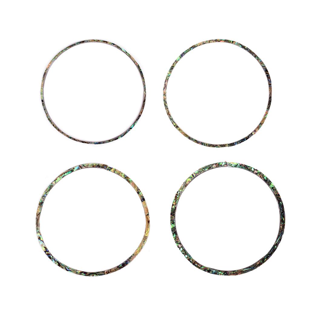 Naturliga Snäckskals Gitarr Ljudhål Dekaler Klassisk Rosett Inlägg Akustisk Gitarr Tillbehör för Luthier Gitarrbyggare