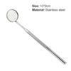 Dental Tool Shatterproof Easy to Clean Stainless Steel Teeth Cleaning Inspection Mirror for Calculus