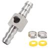 Fuel Pressure Sensor TFitting Adapter Fit for 3/8  Car Quick Connection Fittings