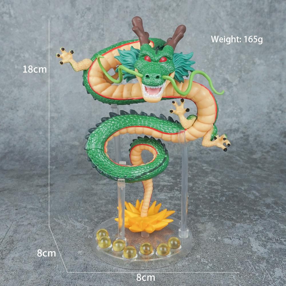 Anime Dragon Ball Shenron Summon Shenron Scene Anime Action Figure Model Gifts Collectible Figurines for Kids 18cm