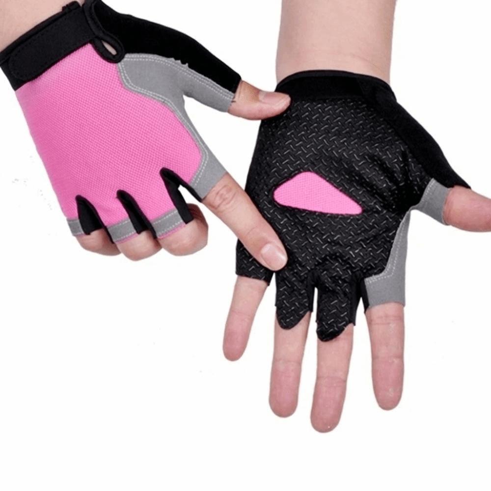 Breathable Half Finger Gloves Anti-slip Gym Training Gloves  Outdoor Sports