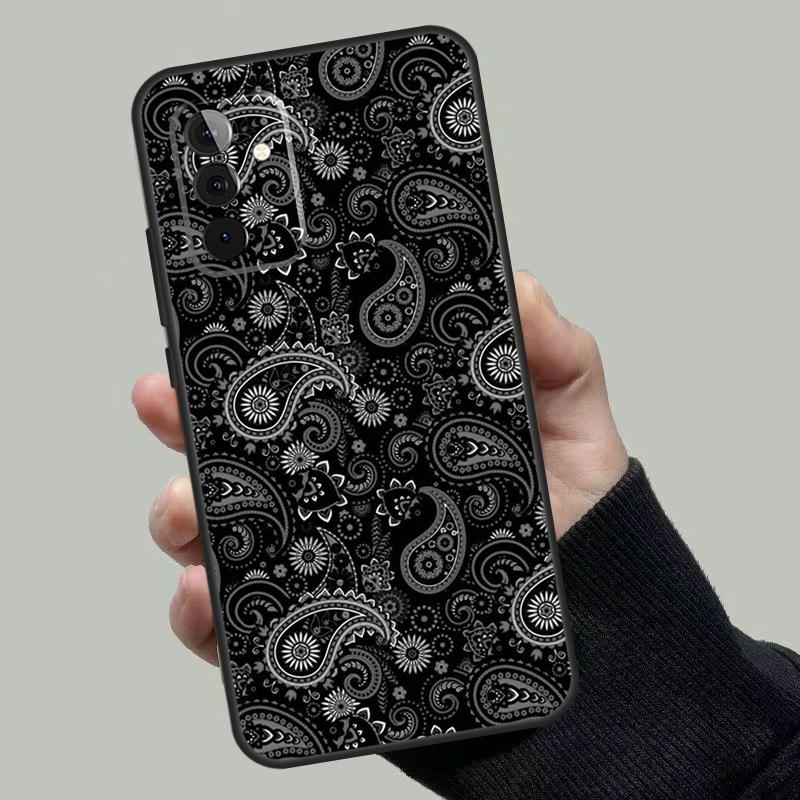 Bandana Seamless Pattern Case For Samsung Galaxy A06 A16 A26 A36 A56 A53 A32 A52 A33 A13 A55 A35 A15 A14 A34 A54 A17 Samsung A15