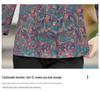 Stylish Floral Seven-Sleeve Tops for Middle-Aged and Elderly Women