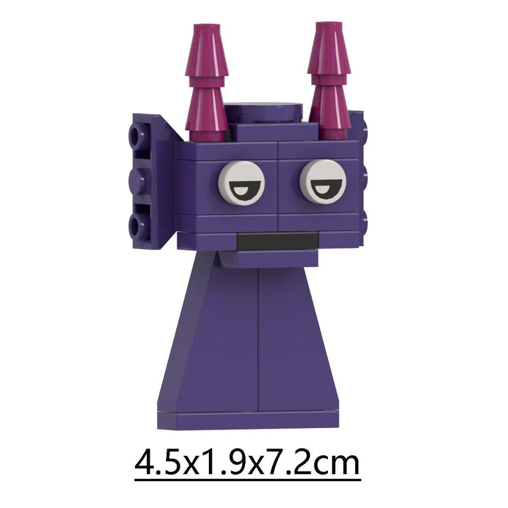 2024 3D Kinder-Block-Kunststoff-Spiel-Designer für Jugendliche und Kinder Incredibox Sprunki