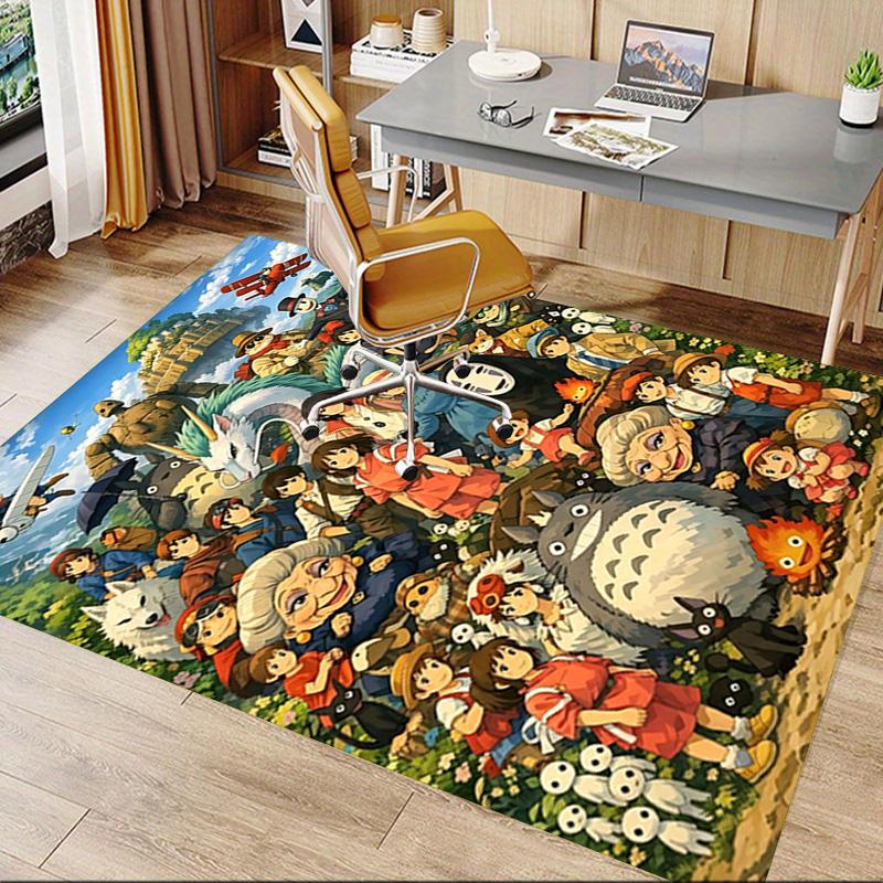 1pc Fantasy World Adventure Carpet for Playroom Bedroom Living Room Sofa Home Decor,kids Game Area Rug Non-slip Floor Mat Y7292