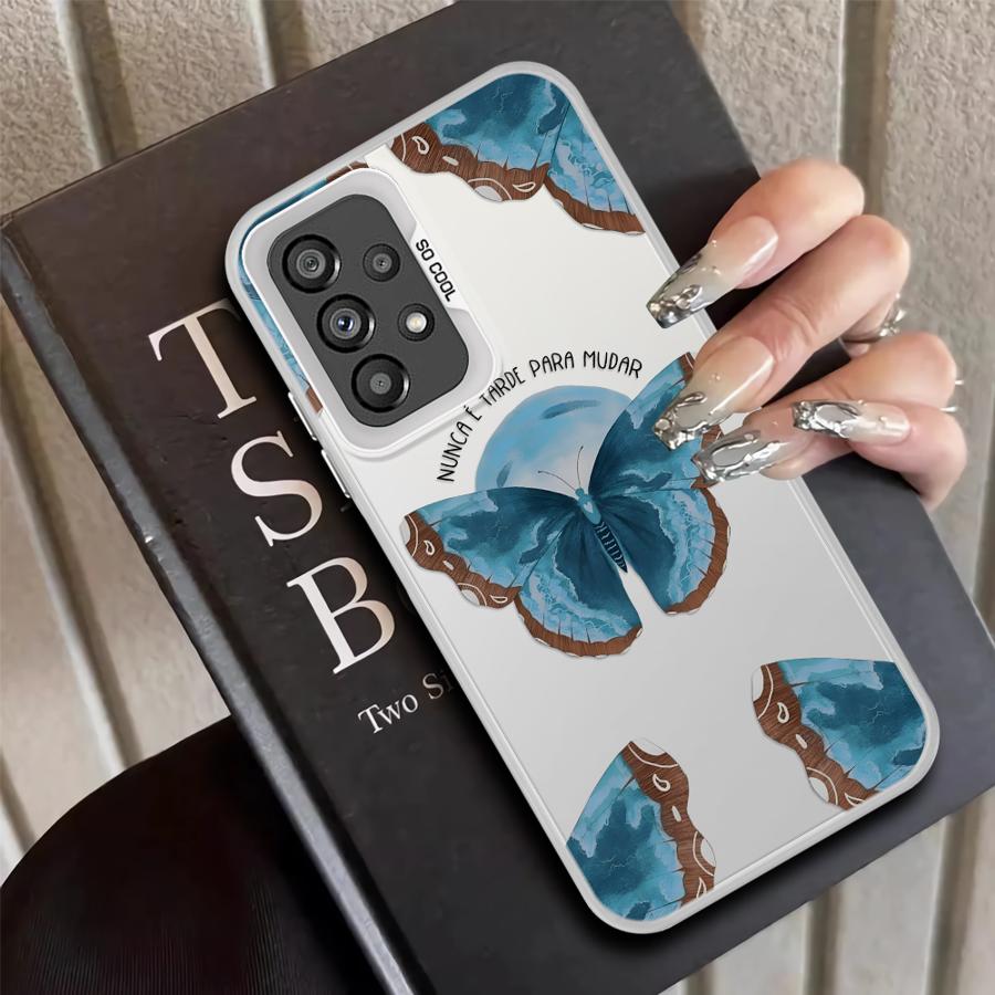 Case for Samsung Galaxy A10 A20 A71 A51 A52 A04 A05 A03 A56 A06 A07 A50 A72 A54 Back Phone Cover Creative Butterfly Art
