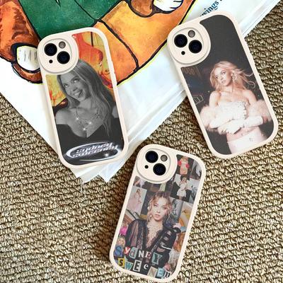 Sängerin Sydney S-Sweeney Handyhülle Für IPhone 16 15 14 13 12 11 Pro Max Plus 16E Weiche Lederhülle
