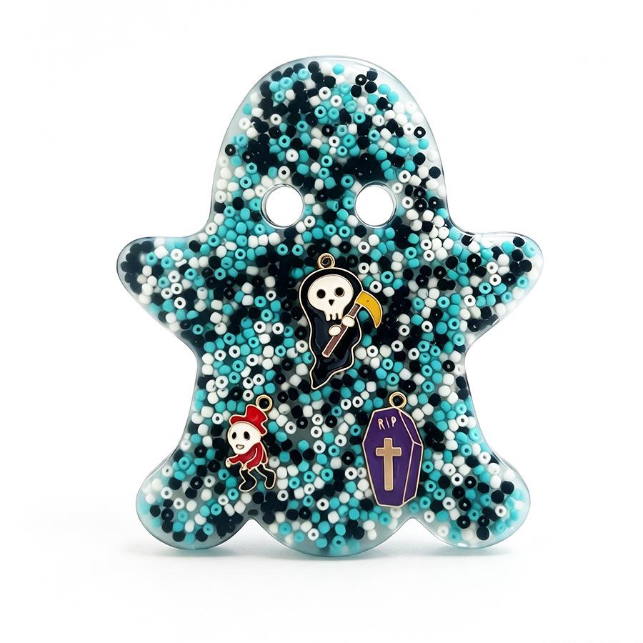 Cross-Border Skin Picking Stress Relief Silicone Mat - Picky Decompression Toy for Christmas & Halloween