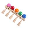 Outdoor puzzle competition skill ball practice hand eye coordination toy Japanese wooden sword ball children's and adult toy