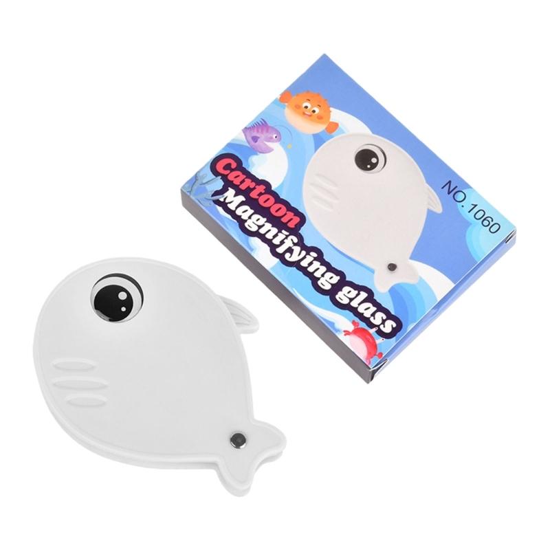 

Foldable Easy to Carry Shark Design Magnifying Glass Pocket Sized Strong Plastic with Carry Straps Easy to Use For Children 1