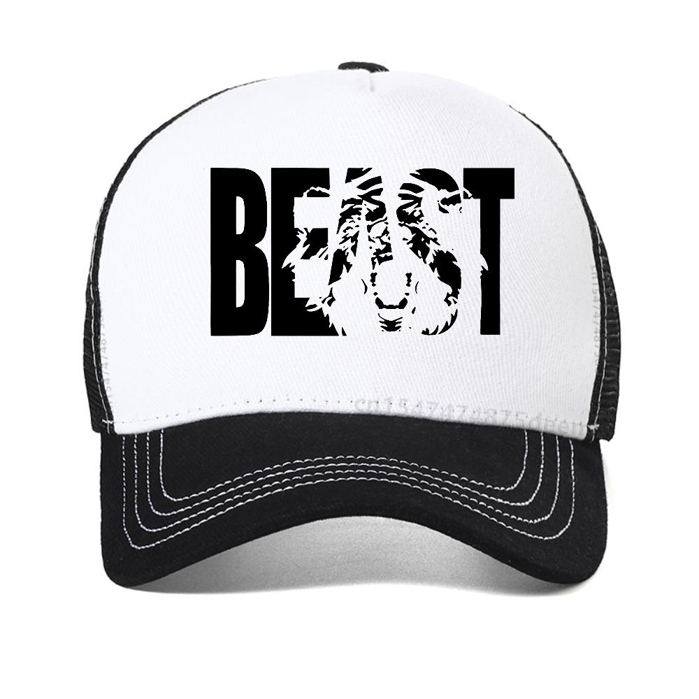 Retro Beauty And Beast Baseball Cap Fashion Casual Unisex Adjustable Mesh Trucker Hats Outdoor Breathable Sun Snapback Hats