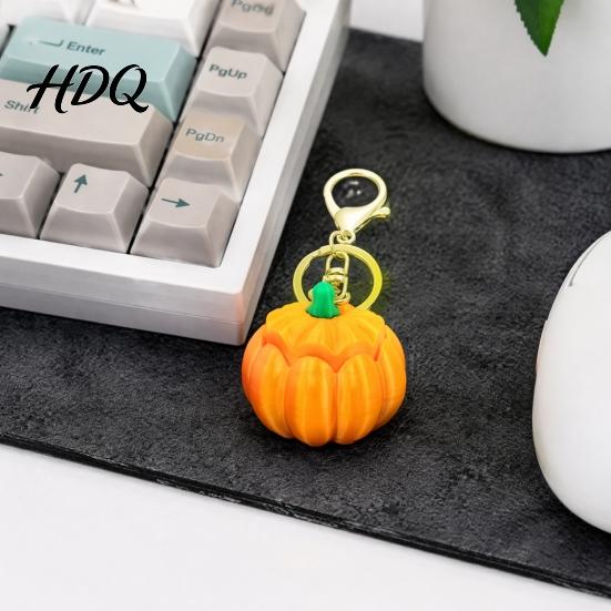Backpack Accessory for Teens Halloween Fidget Clickers, Cute Mini Black Cat Pumpkin Skeleton Keychain, Compact Tool Home 3D Printed Clicker