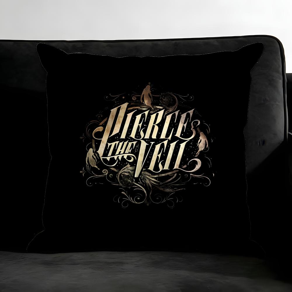 P-Pierce The V-Veil Band Cushion Cover Pillowcase Ultra Soft Skin Friendly Fabric Cloud Like Comfort & Concealed Zipper