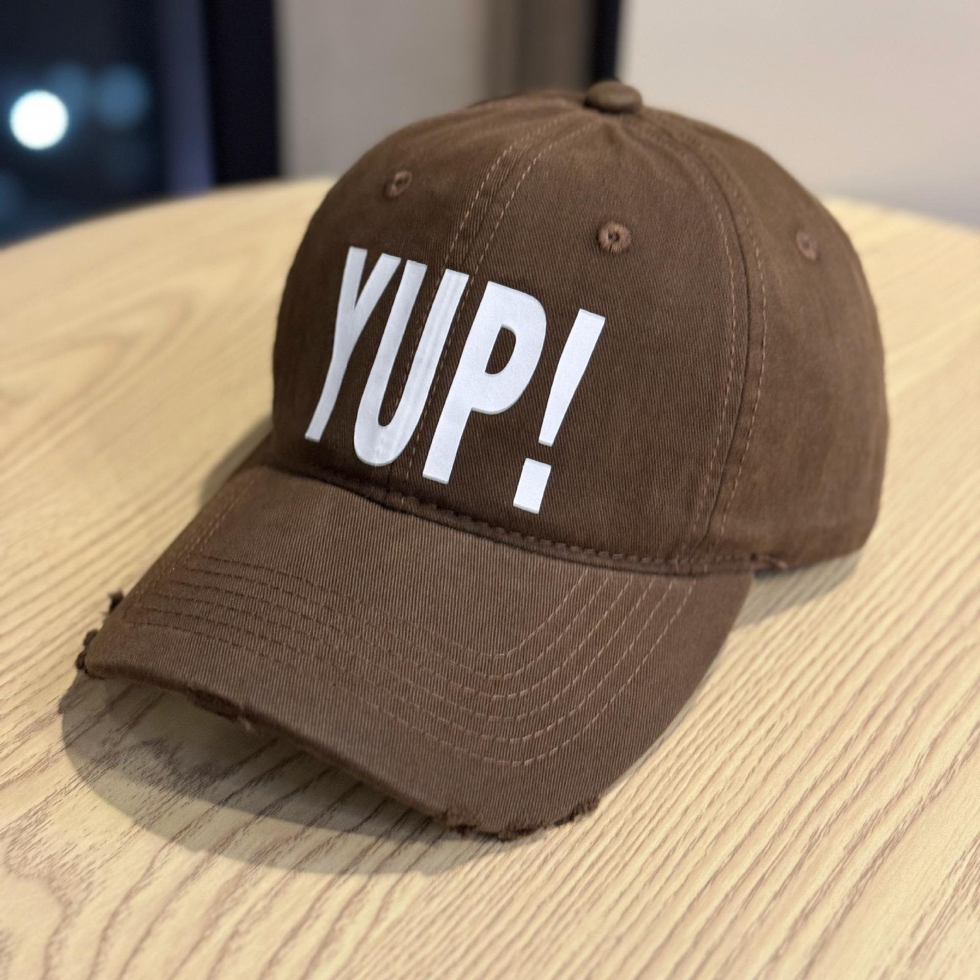 

Бейсболка с отверстием для письма для женщин, осенняя, корейская версия, с широкими полями, для маленького лица и большой головы, кепка-утка Adjustable