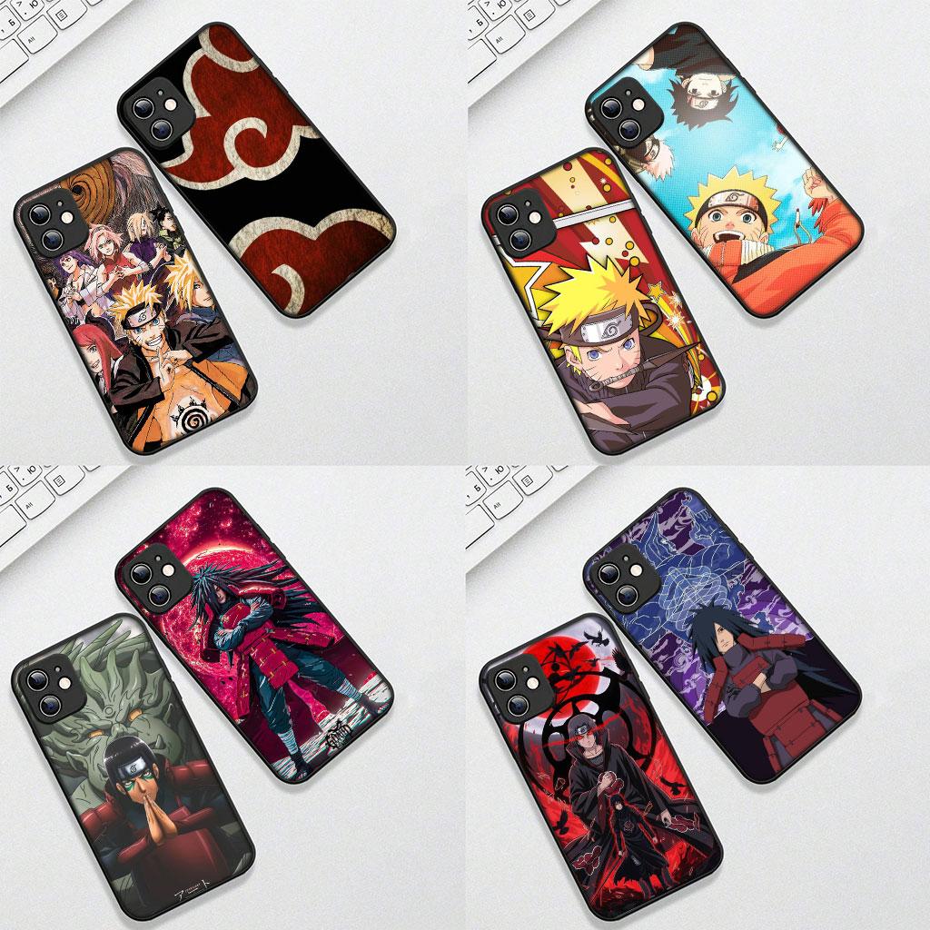 Madaras Uchiha Akatsuki Narutos Phone Cover for Apple iPhone 13 12 Mini XS 11 Pro Max 7 8 Plus + XR SE 2022 2020 SE3 Soft Case