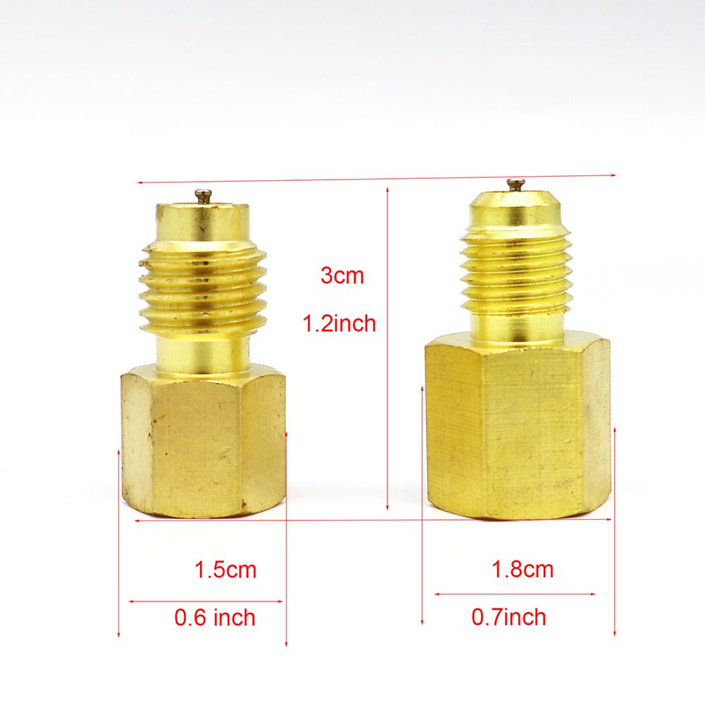 1/4 Thread Adapter R-134a Refrigerant Can Dispensing Car Opener Conditioner Air Auto Bottle Tap Car Accessories K8a5