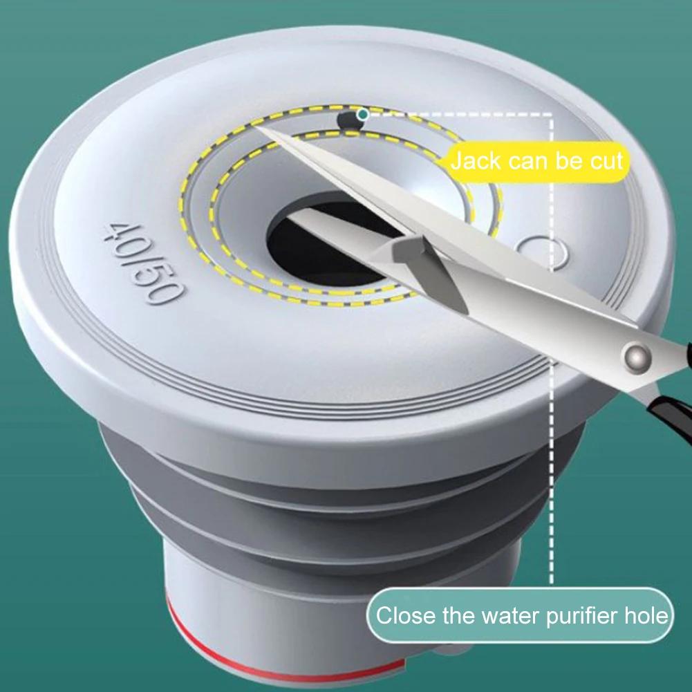 Silicone Sewer Pipe Sealing Ring Anti-Odor Sewer Pipe Sealing Ring  Water Plug Floor Drain Sewer Seal Drainer For Kitchen Access