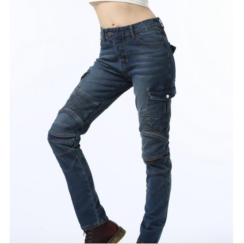 VOLERO+Kvinnelig ridder+Fritid Multi Bag Arbeidsdress Motorsykkelbukser+Motorsykkeljeans+Motorsykkelracingbukser