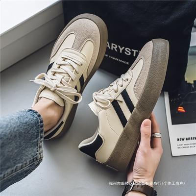 Men's Shoes 2 New Summer Niche Design Sense Fashionable Retro Low-top Casual Board Shoes Men's