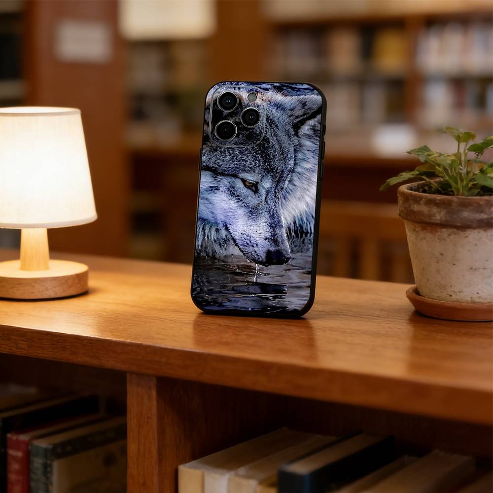 

Чехол для телефона Лесной Волк Силиконовый Мягкий Для IPhone 17 16 15 14 13 12 11 X XR Plus Pro Max Plus iPhone13