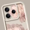 Pink Peony Flower Phone Case For Xiaomi Redmi Note 15 14 13 Pro 4G Note 13 14 Pro Plus 5G Shockproof Soft TPU Silicone Cover