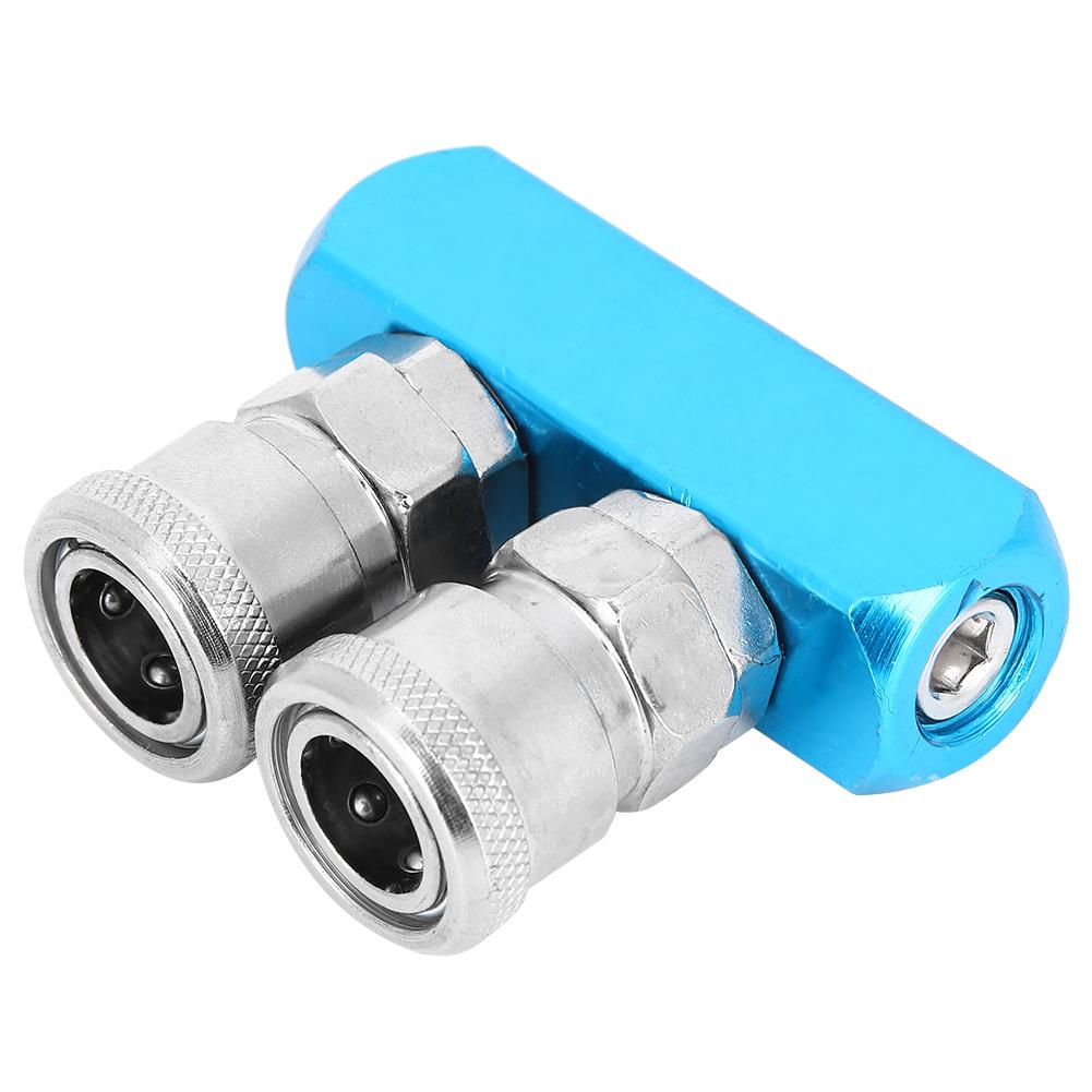 Air Compressor Quick Connector Coupler Pneumatic Fittings Aluminum Alloy Push‑in Connection