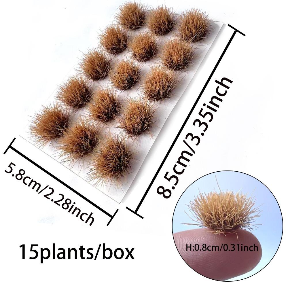 Simulation Miniature Grass Cluster Model Miniature DIY Sand Table Grass Cluster  Home Garden