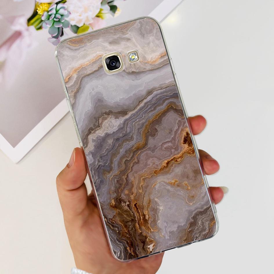 For Samsung Galaxy A5 2017 Case A520 A520F Popular Flower Transparent Silicone Soft Cover For Samsung A 5 2016 A510 A510F Bumper