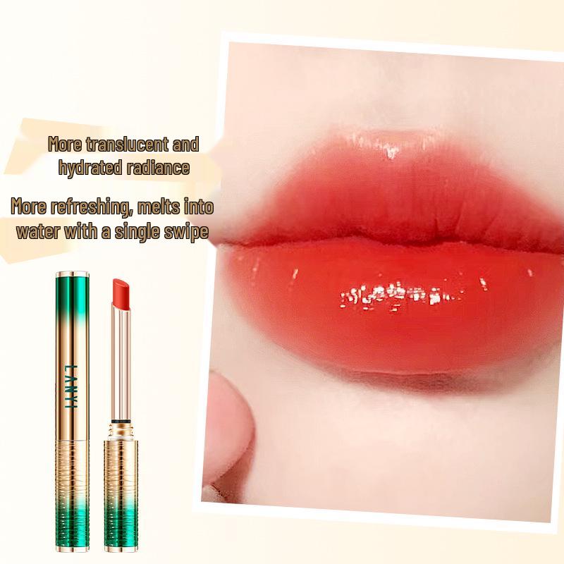 Lan Yi Wasserdichter Feuchtigkeitsspendender Lippenstift - Nude Aufhellender Bohnenpasten-Ton
