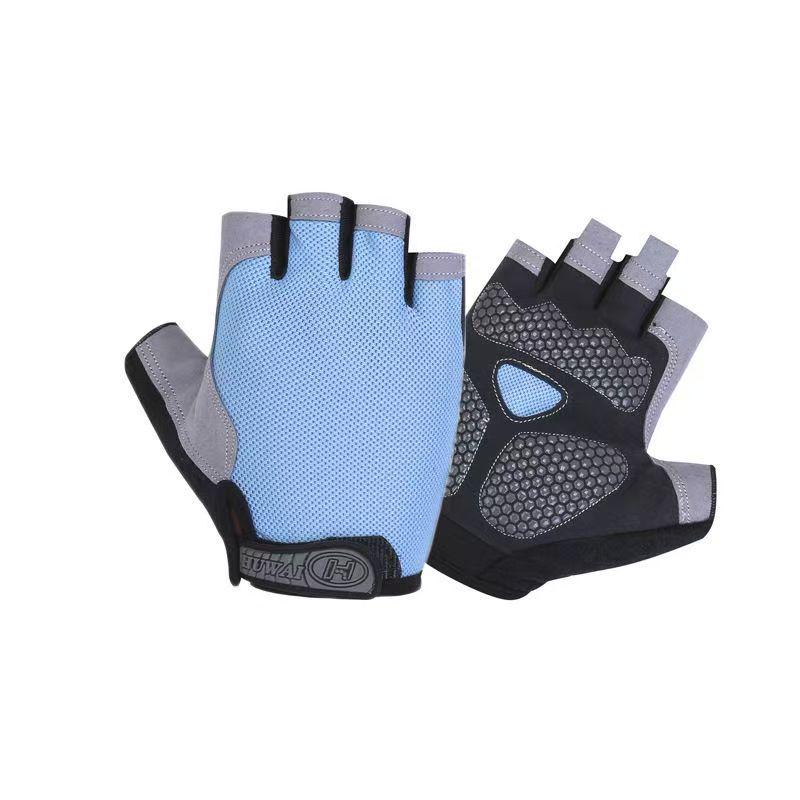 Unisex Non-Slip Half-Finger Workout Gloves - Ideal for Pull-ups, Cycling, and Preventing Calluses