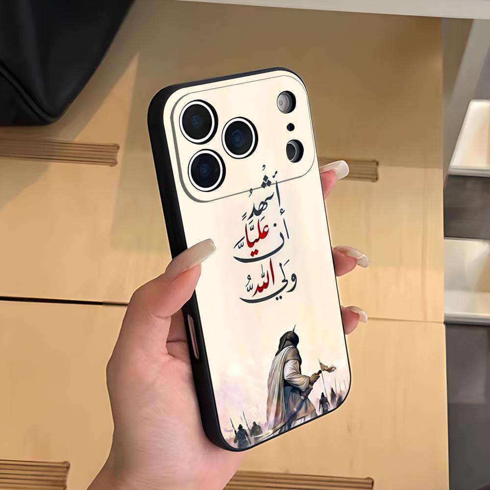 

Imam Hussain Shia Ali Phone Case For IPhone 17 Air 16 E Pro Max 15 14 13 Mini 12 Pro 11 Max Plus Black Soft Shell iPhone 14ProMax
