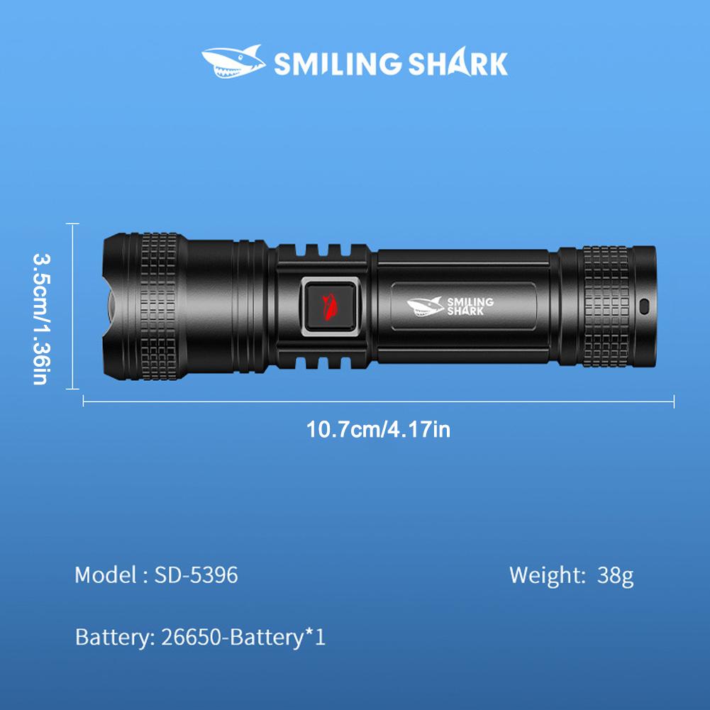 Multifunctional LED Flashlight USB Rechargeable Zoomable Torch For Outdoor Camping Waterproof Emergency Flashlight Accessories