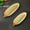 M-Nordic Style Leaf Fruit Plate Creative Storage Tray For Living Room Snack Candy Fruit Plate Home Table Decoration Accessory