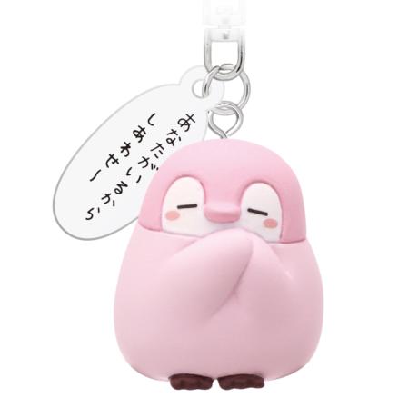 Apanese Genuine Positive Energy Penguin Illustrator Works Vitality Slogan Warm Heart Lines Gacha Figure Toys