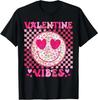 Retro Valentinstag Herz Valentinstags-Vibes Jungen Mädchen Kinder T-Shirt