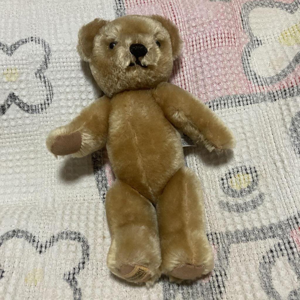 [USED] Merrythought Vintage Teddy Bear Plush Toy, Pre-owned