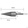 Metal Drill Bits Head Replacement Supplies Chopping Wood Splitter Cone