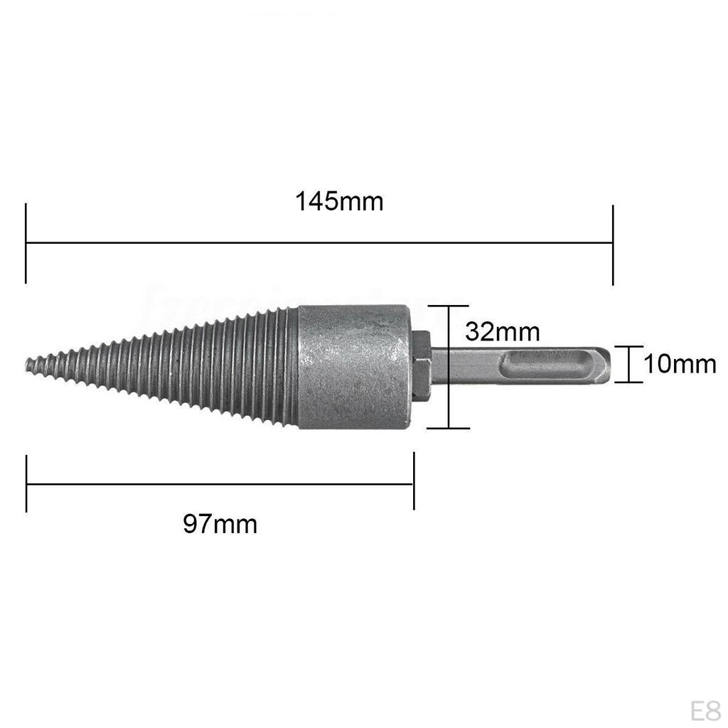 Metal Drill Bits Head Replacement Supplies Chopping Wood Splitter Cone