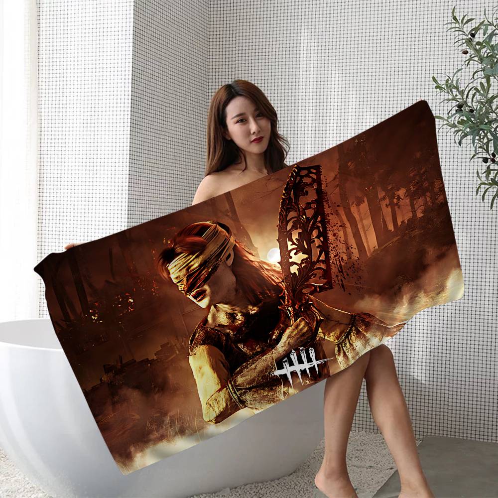 

D-Dead B-By-Day Game Microfiber Blanket Quick Drying Beach Towels Oversized Printing Super Absorbent Pool Towel Blanket W30*H60(CM)