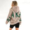 Sweatshirt for Women Cotton Oversize Hooded Fleece Thickened Loose Half-high Neck Casual Pullover Long Sleeve Winter Sweatshirt Top