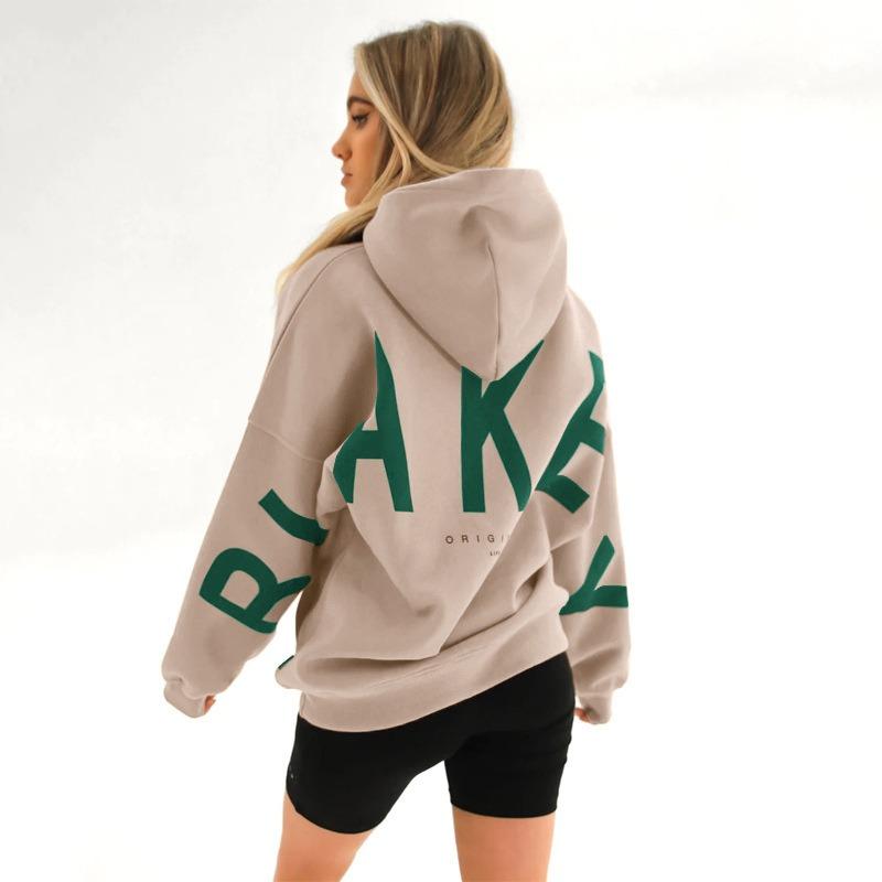 Sweatshirt for Women Cotton Oversize Hooded Fleece Thickened Loose Half-high Neck Casual Pullover Long Sleeve Winter Sweatshirt Top