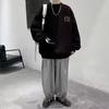 Sweat à capuche décontracté tendance pour homme, Style Automne/Hiver 2026, Coupe ample, Pull à col rond.