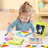 Slide Puzzle Interactive Interesting Fine Workmanship Creative Multifunctional Thinking Logic Training ABS Digital Sliding Puzzle Cartoon Educational